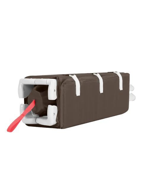 Детские кроватки и манежи - Манеж детский Carrello Porta CRL-18103 Chocolate Brown 125&times;65 см, дорожная сумка, 2 уровня дна, колеса, матрас