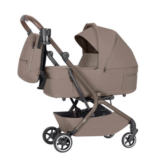 Дитячі коляски - Коляска дитяча 2в1 Carrello Magia CRL-6555 Cocoa Beige 2025 легка та компактна з люлькою прогулянковим блоком розмір ручної поклажі