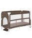 Детские кроватки и манежи - Манеж детский Carrello Porta CRL-18103 Chocolate Brown 125&times;65 см, дорожная сумка, 2 уровня дна, колеса, матрас
