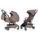 Дитячі коляски - Коляска дитяча 2в1 Carrello Magia CRL-6555 Cocoa Beige 2025 легка та компактна з люлькою прогулянковим блоком розмір ручної поклажі