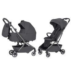 Дитячі коляски - Коляска дитяча 2в1 Carrello Magia CRL-6555 Elm Grey 2025 легка та компактна з люлькою прогулянковим блоком розмір ручної поклажі