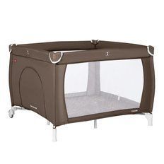 Детские кроватки и манежи - Манеж детский Carrello Grande CRL-18104 Chocolate Brown квадратный, складной, с сумкой для переноски