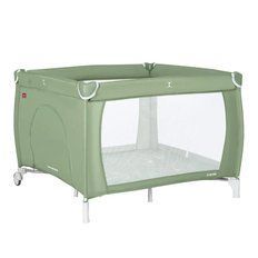 Детские кроватки и манежи - Манеж детский Carrello Grande CRL-18104 Mint Green квадратный, складной, с сумкой для переноски.