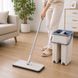 Товары для дома - Компактная швабра с ведром Scratch Cleaning Mop 4.5 л с легким отжимом Швабра для мытья полов Scratch Cleaning Mop