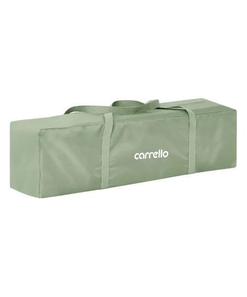 Дитячі ліжечка та манежі - Манеж дитячий Carrello Piccolo CRL-18101 Chocolate Brown з матрацом колесами та сумкою для подорожей
