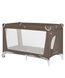 Дитячі ліжечка та манежі - Манеж дитячий Carrello Piccolo CRL-18101 Chocolate Brown з матрацом колесами та сумкою для подорожей