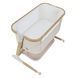 Детские кроватки и манежи - Приставная кроватка Carrello Prima CRL-16503 Honey Beige электронное укачивание 4 колеса 5 скоростей качания таймер пульт ДУ матрас