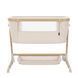 Детские кроватки и манежи - Приставная кроватка Carrello Prima CRL-16503 Honey Beige электронное укачивание 4 колеса 5 скоростей качания таймер пульт ДУ матрас