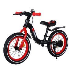 Біговели, толокари - Біговел TILLY Extreme 14 T-212524 Red колеса 14" надувні алюмінієва рама