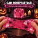 Антистреси - Сквіш кубик льоду NeeDoh Nice Cube Halloween 5,5 см Прозорий гелевий куб антистрес Нідл з привидами та павуками Рожевий