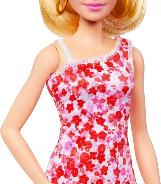 Модні ляльки - Лялька Барбі Модниця №205 у сарафані в квітковий принт Barbie Fashionistas