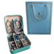 Набори для творчості - Дитячий набір намистин для створення браслетів та чокерів у шкатулці в подарунковому пакеті Блакитний