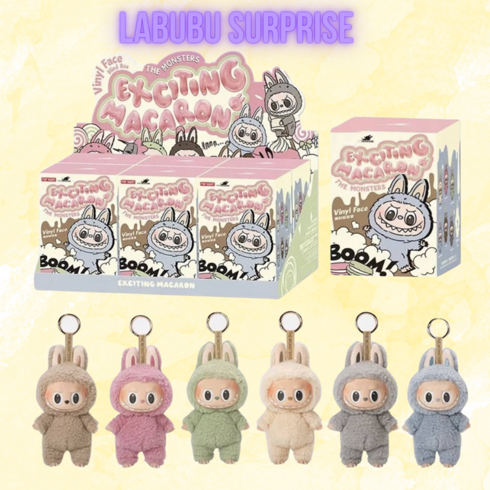 Игрушка-сюрприз Labubu 1 сезон | Мягкий брелок-зайчик в коробке