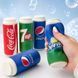 Антистреси - Сквіш антистрес банка Coca-Cola Pepsi Sprite 7Up Сквіш Пепсі Спрайт Кола 1 шт випадковий дизайн 10 см