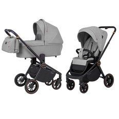 Дитячі коляски - Коляска дитяча універсальна 2 в 1 Carrello Epica CRL-8510 Silver Grey | Люлька + Прогулянковий блок