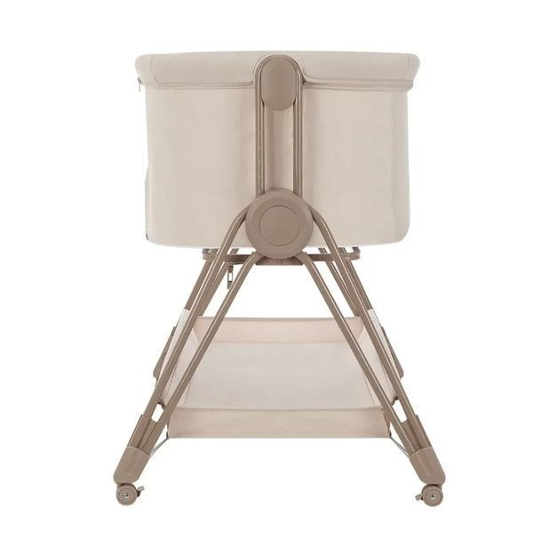 Дитячі ліжечка та манежі - Дитяче ліжечко Carrello Gracia CRL-16502 Linen Beige 3в1 колиска приставне з кошиком регульоване колеса