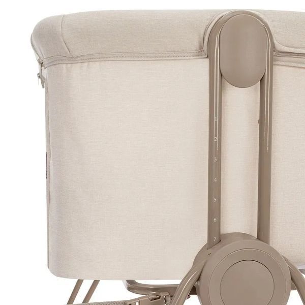 Дитячі ліжечка та манежі - Дитяче ліжечко Carrello Gracia CRL-16502 Linen Beige 3в1 колиска приставне з кошиком регульоване колеса