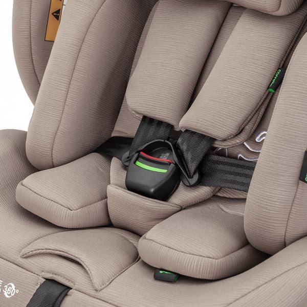 Автокрісла - Дитяче автокрісло i-Size Carrello Octopus CRL-16002 Sandstone Beige від 0 до 12 років 40-150 см з функцією повороту 360 градусів та кріпленням Isofix