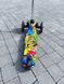Самокати - Дитячий самокат 3-х колісний колеса PU зі світлом ScooTer Принт Графіті