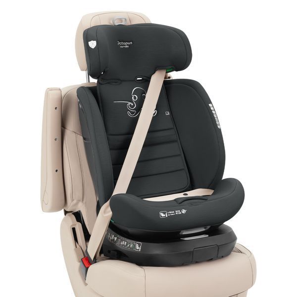 Автокресла - Детское автокресло i-Size Carrello Octopus CRL-16002 Deepwater Grey от 0 до 12 лет 40-150 см с функцией поворота 360 градусов и креплением Isofix