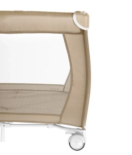 Детские кроватки и манежи - Манеж детский Carrello Grande CRL-18104 Sand Beige квадратный, складной, с сумкой для переноски.