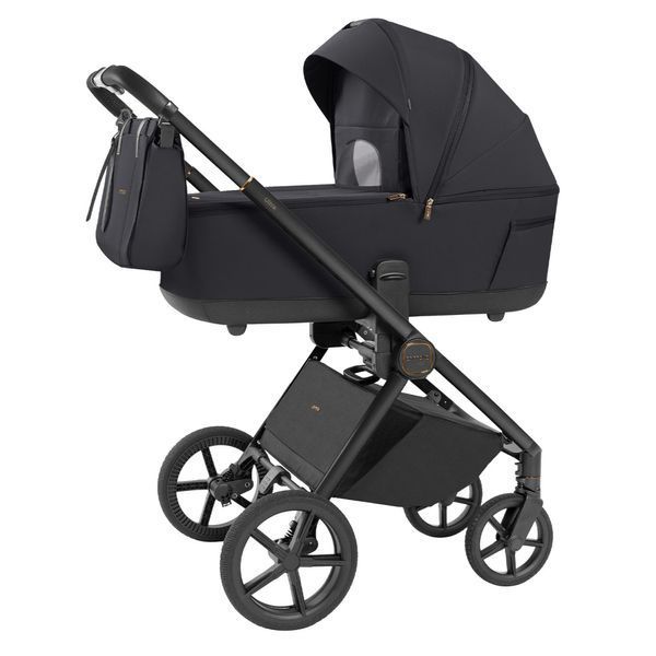 Детские коляски - Универсальная детская коляска 2 в 1 Carrello Ultra CRL-6527 Basalt Black с системой Memory Button и термолюлькой