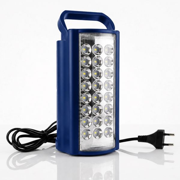 Павербанк - Аккумуляторный LED фонарь Almina с ручкой 24 LED из Power Bank кемпинговый переносной фонарь 19,8&times;9,5&times;8,5 см Белый