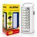 Павербанк - Аккумуляторный LED фонарь Almina с ручкой 24 LED из Power Bank кемпинговый переносной фонарь 19,8&times;9,5&times;8,5 см Белый
