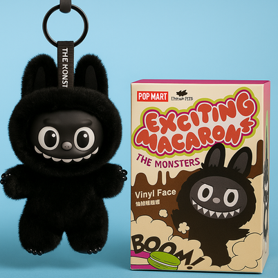 ミニカー Labubu Игрушка сюрприз Лабубу Черная коллекционная фигурка брелок Labubu