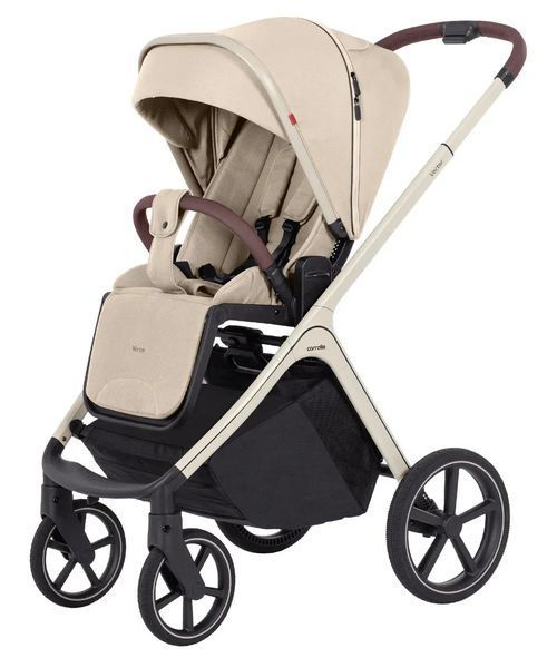 Дитячі коляски - Коляска 2 в 1 Carrello Vector CRL-6550 Seashell Beige | Простора люлька, прогулянковий блок, великі колеса