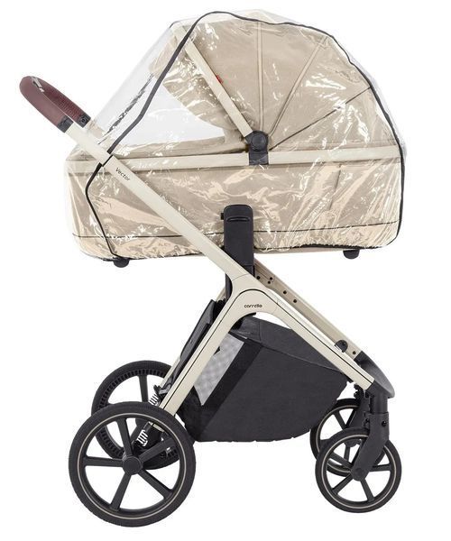 Дитячі коляски - Коляска 2 в 1 Carrello Vector CRL-6550 Seashell Beige | Простора люлька, прогулянковий блок, великі колеса