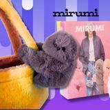 М'які іграшки - Інтерактивна м'яка іграшка Mirumi Сова Пухнастик повторюшка на акумуляторі Мірумі Лінивець брелок Сірий