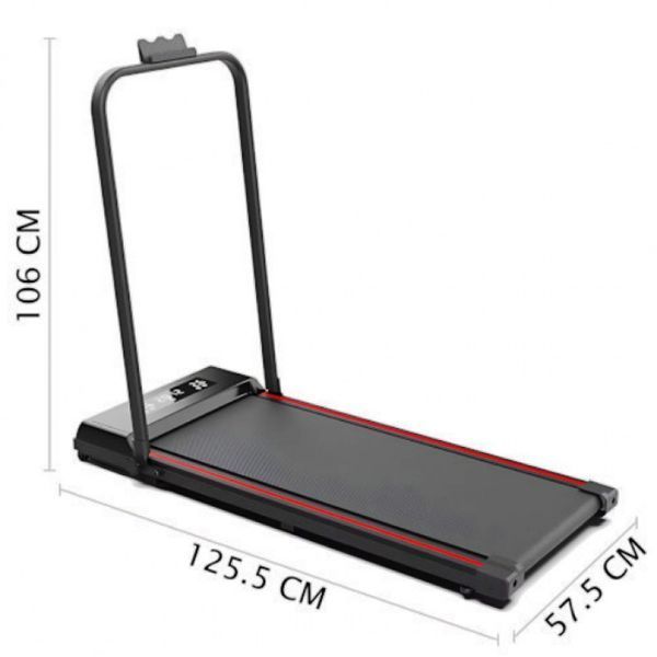 Складна бігова доріжка YXT003 3-в-1 Walking Pad до 150 кг Чорна
