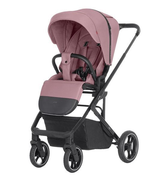 Дитячі коляски - Прогулянкова коляска Carrello Alfa CRL-5508 Rouge Pink BF велике спальне місце, з великим капюшоном