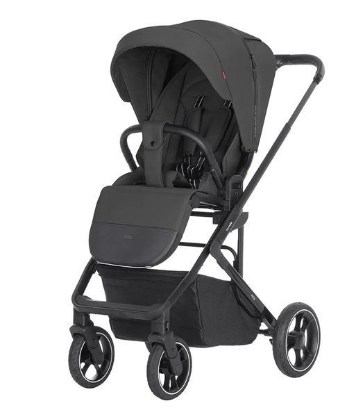Дитячі коляски - Прогулянкова коляска Carrello Alfa CRL-5508 Graphite Grey BF велике спальне місце, з великим капюшоном