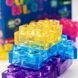 Конструктори - Конструктор з м&rsquo;якого силікону Magic Gummy Bloc 40 деталей &ndash; сенсорний дитячий конструктор з прозорими еластичними блоками