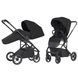 Детские коляски - Прогулочная коляска Carrello Alfa CRL-5508 BF Midnight Black большое спальное место, с большим капюшоном