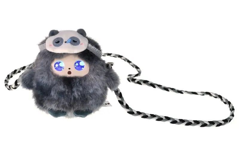 Интерактивные игрушки - Интерактивная плюшевая игрушка-сумочка Ronoo Обними меня с Искусственным Интеллектом и голосовым управлением Серая